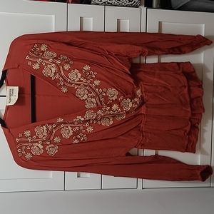 Savannah Jane Peplum Top Medium